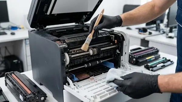 Por que a limpeza periódica das impressoras é importante?